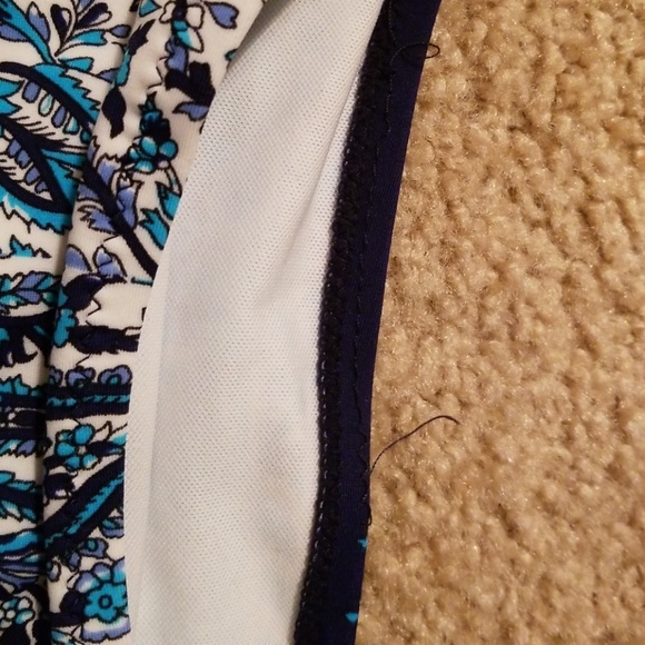 Blue two piece swimsuit - Picture 3 of 4